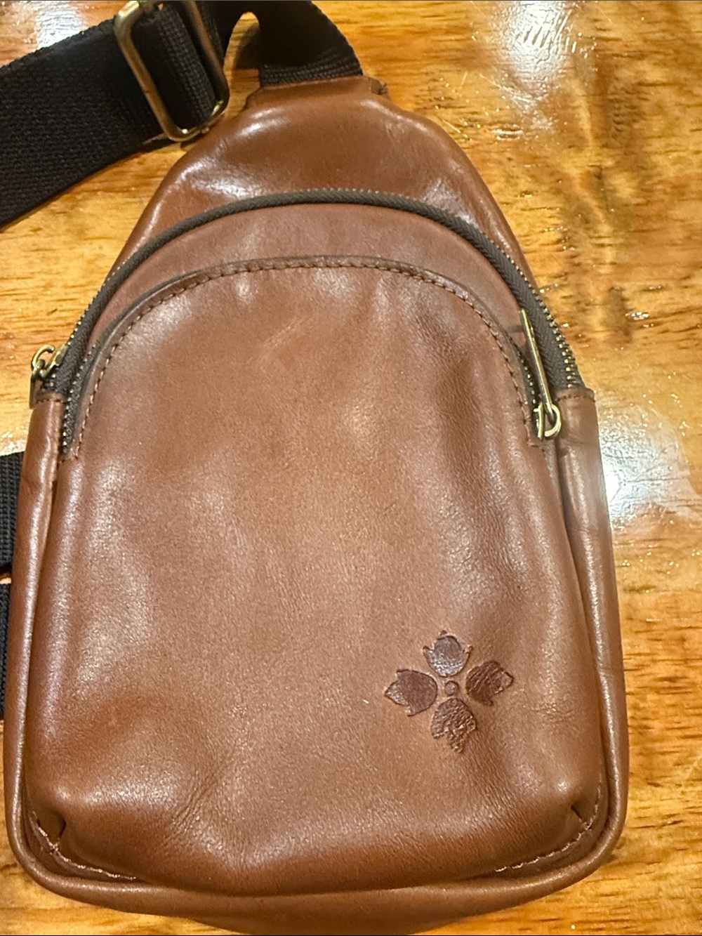 Patricia Nash Brown Leather Sling Bag - Casual Everyday Carry